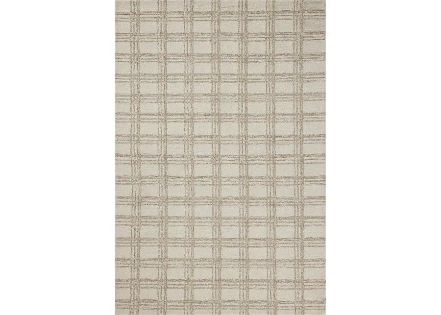 Polly POL-12 Cream / Sand 2''3" x 3''9" Rug by Chris Loves Julia