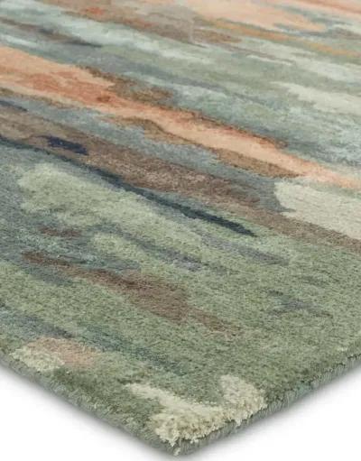 Genesis Ryenn Green 5' x 8' Rug