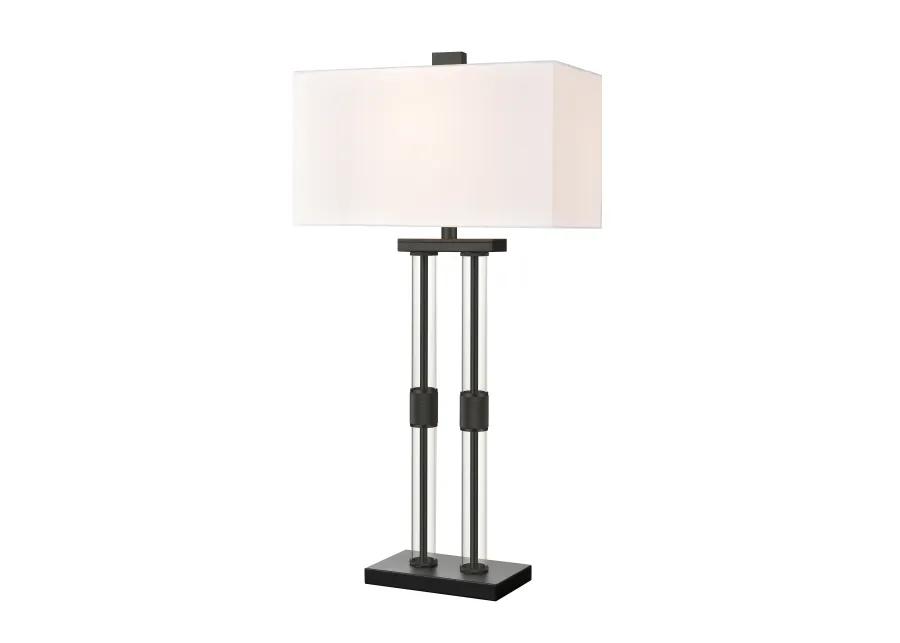 Roseden Court 34'' High 1-Light Black Table Lamp