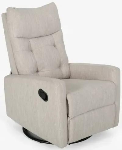 Merax High Back Swivel Glider Recliner Chair