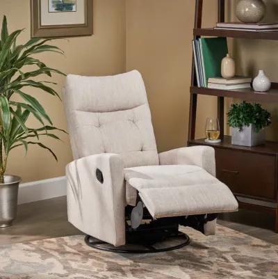 Merax High Back Swivel Glider Recliner Chair