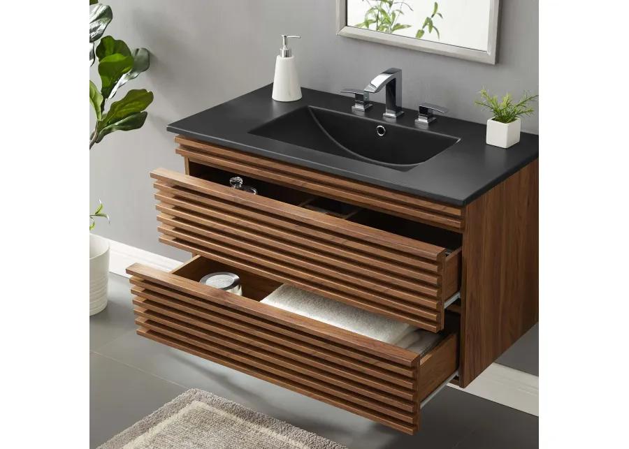 Render 36" Wall-Mount Bathroom Vanity