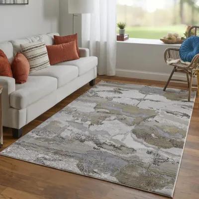 Aura 3737F Gray/Ivory/Gold 9'2" X 12' Rug