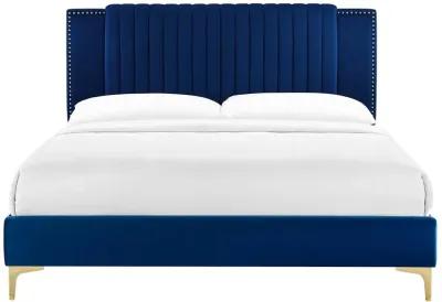 Modway - Zahra Channel Tufted Performance Velvet Twin Platform Bed