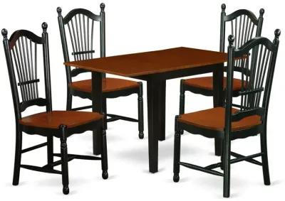 Dining Room Set Black & Cherry