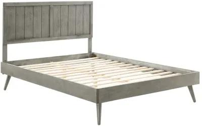 Modway - Alana Full Wood Platform Bed With Splayed Legs