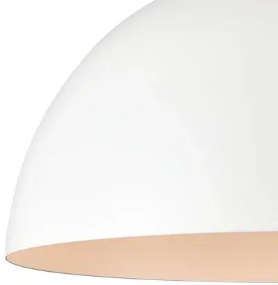 Chelsea 12'' Wide 1-Light White Pendant