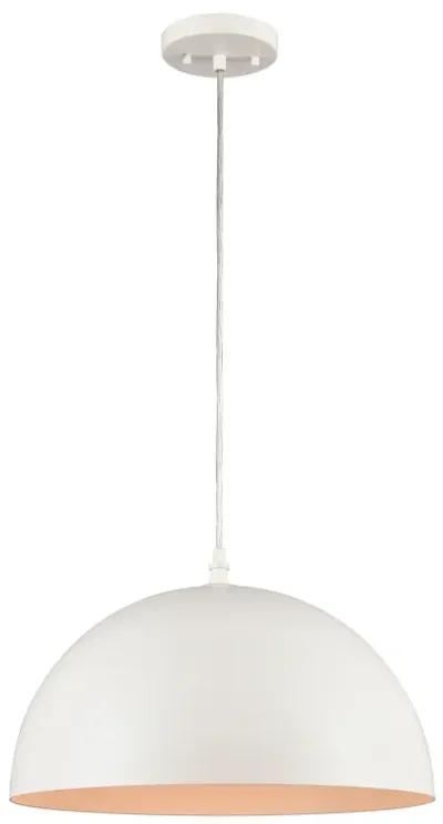 Chelsea 12'' Wide 1-Light White Pendant