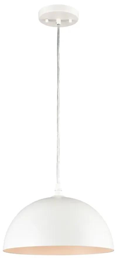 Chelsea 12'' Wide 1-Light White Pendant