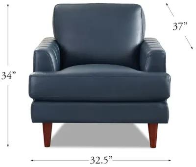 Cassia Top Grain Leather Chair