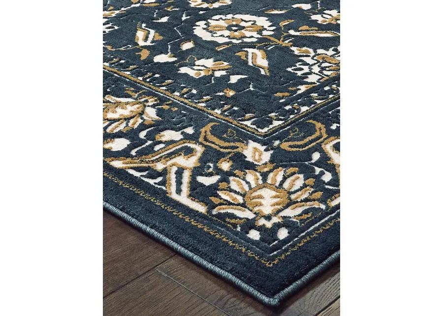 Bowen 5'3" x 7'6" Navy Rug