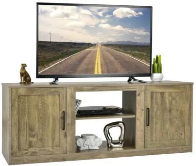 58 Inch TV Stand with 1500W Faux Fireplace for TVs up to 65 Inch