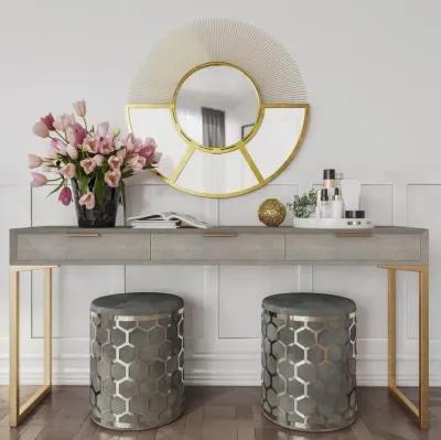 TOV Furniture Pesce Shagreen Console Table