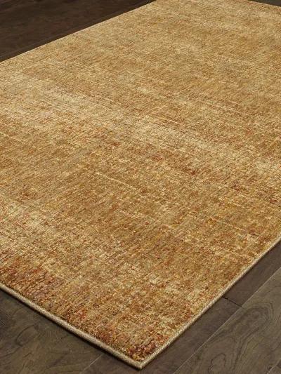 Atlas 7'10" x 10'10" Gold Rug