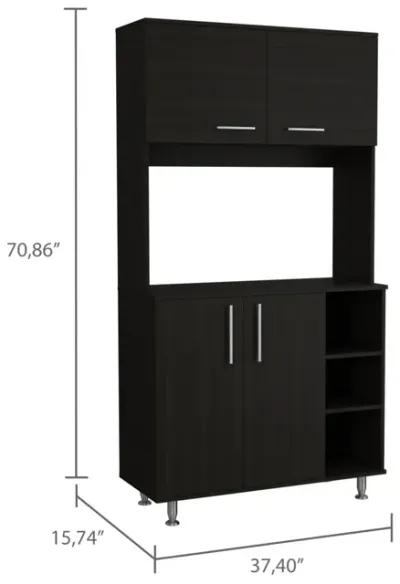 Bayshore 3-Shelf Pantry Cabinet Wengue