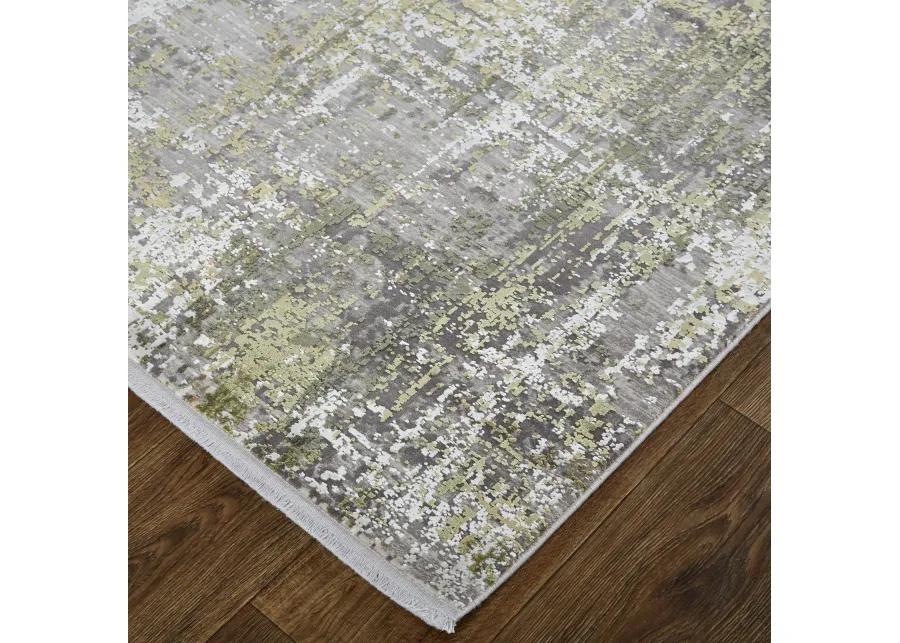 Cadiz 39FXF Green/Gray/Ivory 3'1" x 10' Rug