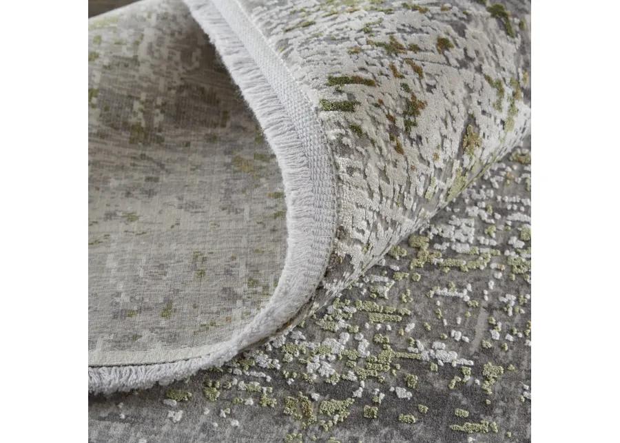 Cadiz 39FXF Green/Gray/Ivory 3'1" x 10' Rug