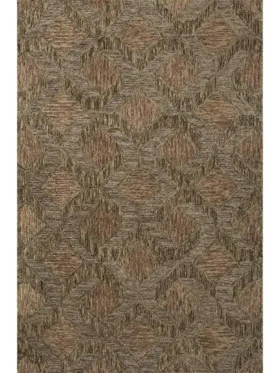 Varena VAR-03 Rust / Bark 5''0" x 7''6" Rug by