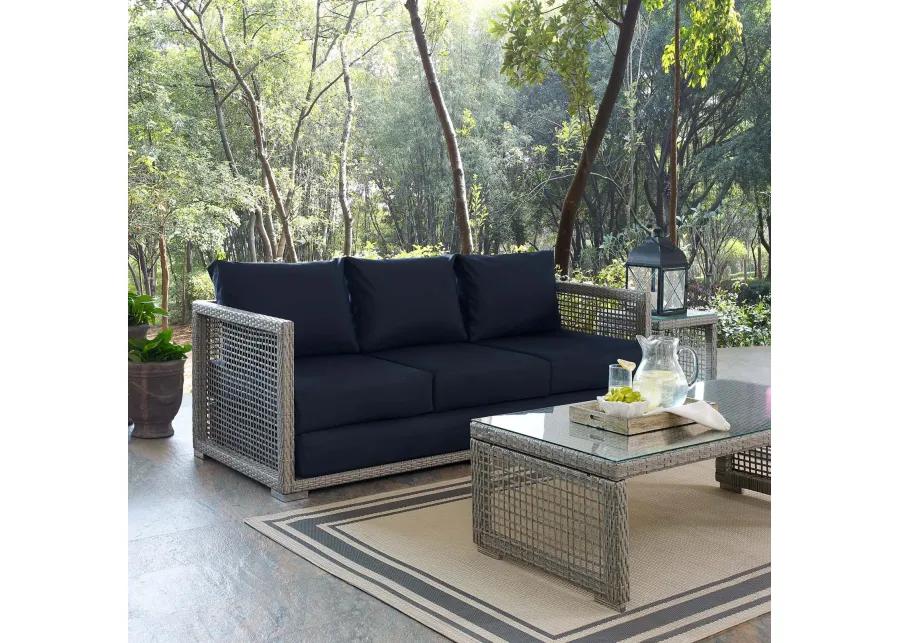 Modway - Aura Outdoor Patio Wicker Rattan Sofa