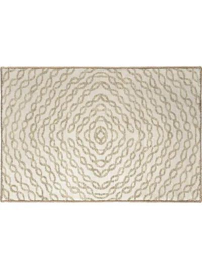 Brisbane BR3 Ivory 20" x 30" Rug