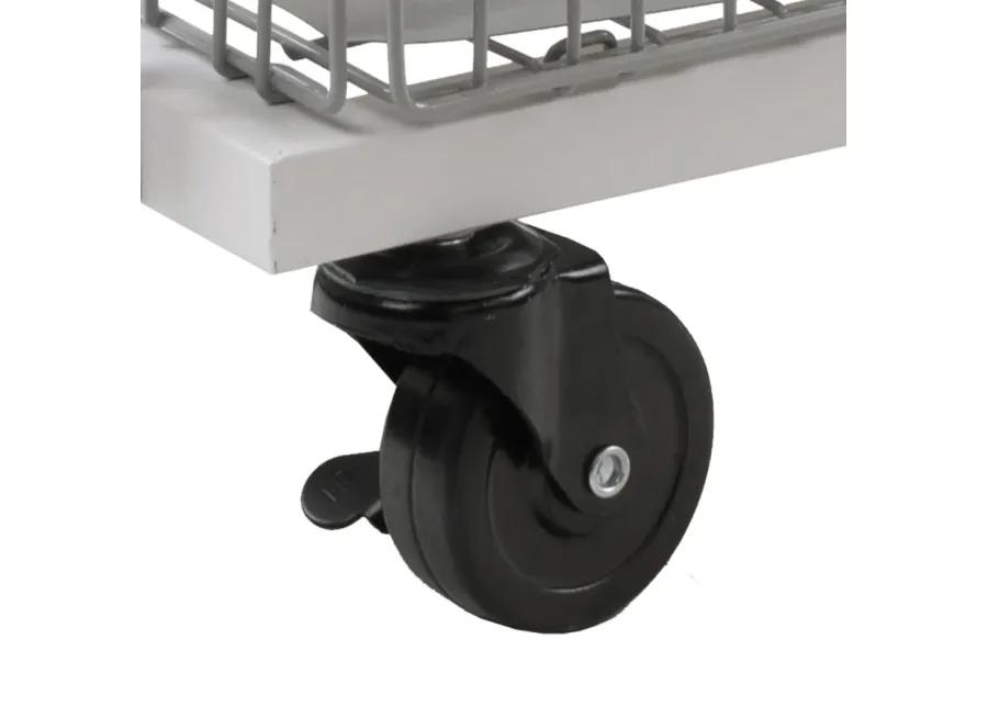 Atlantic 4-Tier Cart System White