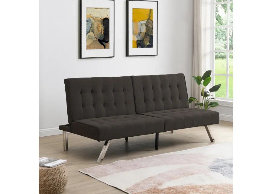 Wood Frame, Stainless Leg, Futon, Sofa Bed