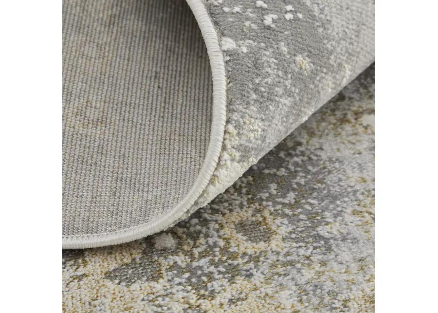 Astra 39L3F Gray/Gold/Ivory 2'10" x 7'10" Rug