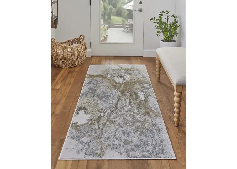 Astra 39L3F Gray/Gold/Ivory 2'10" x 7'10" Rug