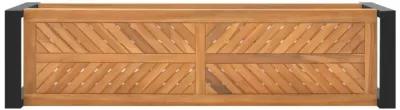 vidaXL Bench 47.2" Solid Teak Wood