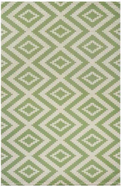 Sintra Diamond Tribal Blue/Gray Indoor/Outdoor Runner Rug