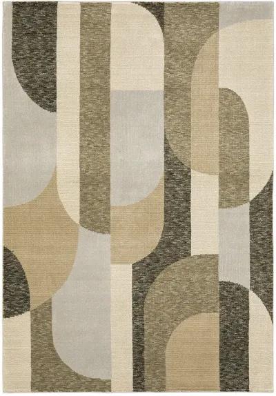 Strada 5'3" x 7'3" Brown Rug