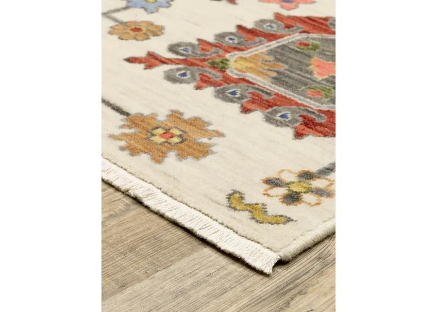 Lucca 7'10" x 10'10" Ivory Rug