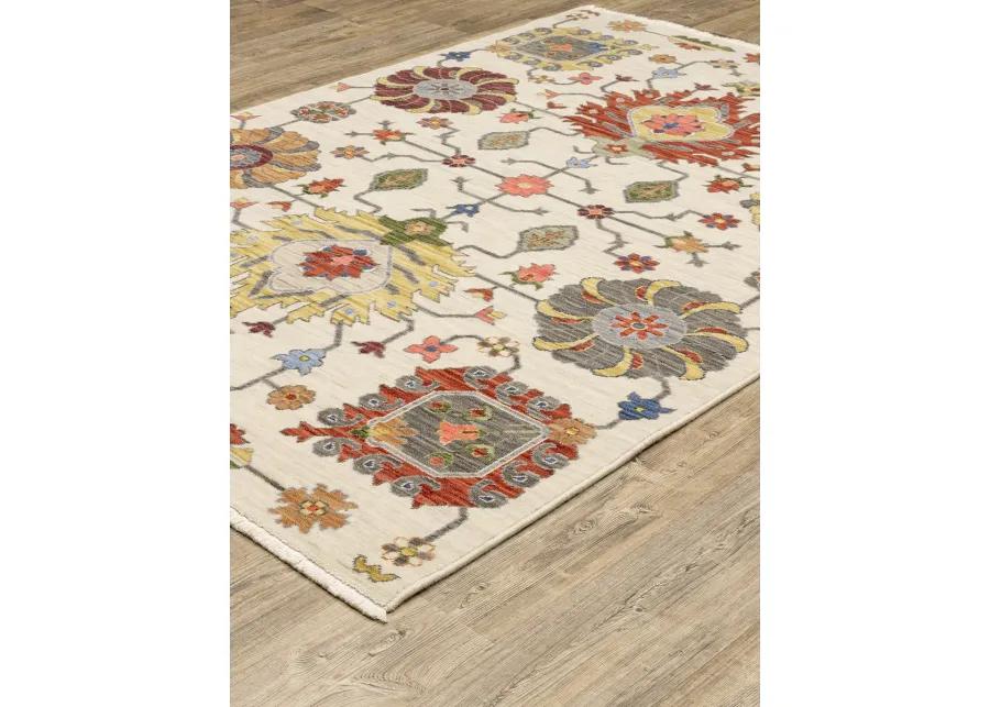 Lucca 7'10" x 10'10" Ivory Rug