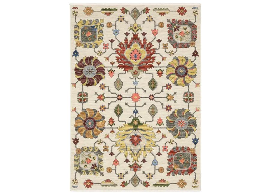 Lucca 7'10" x 10'10" Ivory Rug