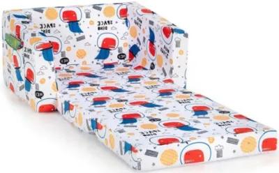 Hivvago 2-in-1 Convertible Kids Sofa with Velvet Fabric