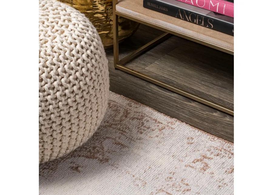 Perfect Rosalia Cottage Medallion Area Rug