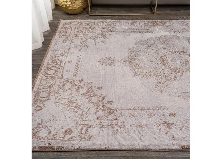 Perfect Rosalia Cottage Medallion Area Rug