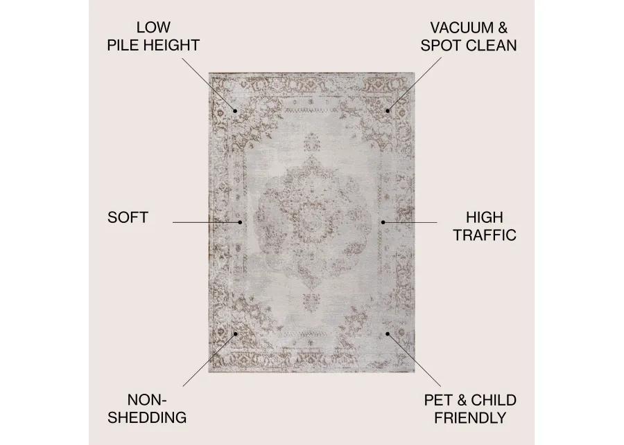 Perfect Rosalia Cottage Medallion Area Rug