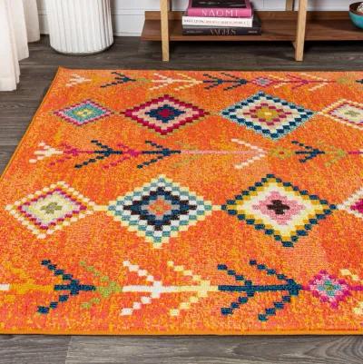 Tribal Love Geometric Area Rug