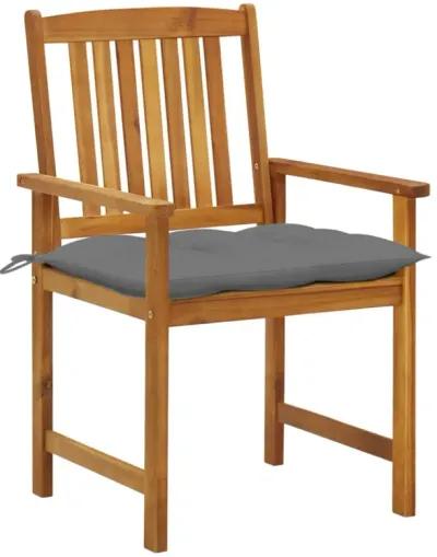 vidaXL Garden Chairs with Cushions 8 pcs Solid Acacia Wood