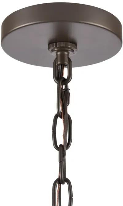 Quinn 24'' Wide 5-Light Bronze Chandelier