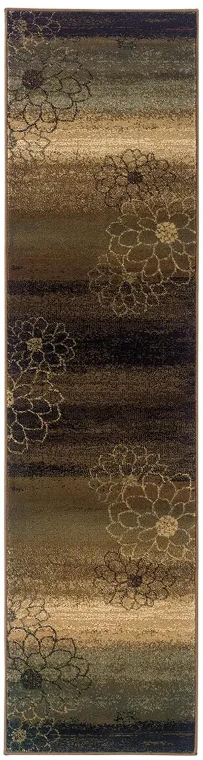 Hudson 1'10" x 7'6" Brown Rug