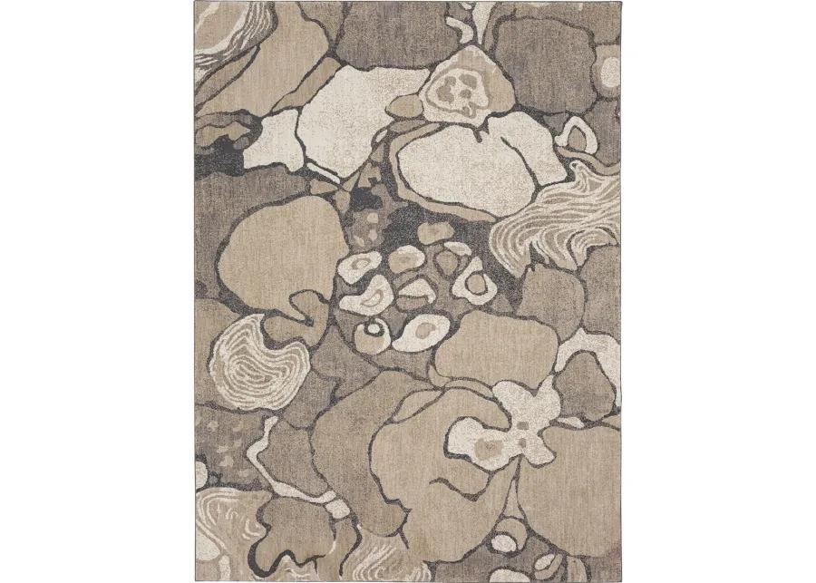 Rendition by Stacy Garcia Home Crescendo Oyster 2' 4" X 7' 10" Rug