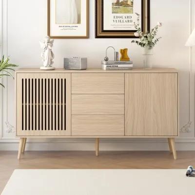 Merax Modern Storage Cabinet with Adjustable Shelf