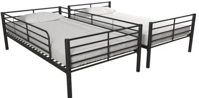 Atwater Living Daysi Convertible Twin over Twin Metal Bunk Bed