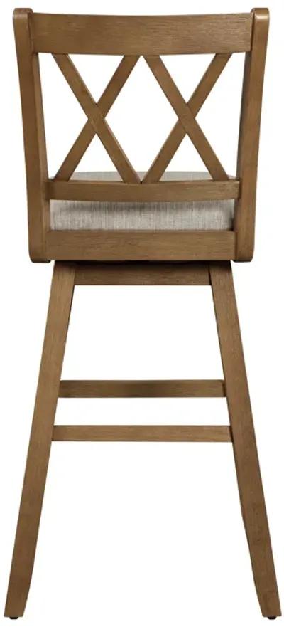 Brookline 42.5 in. High Back Wood 29 in. Bar Stool