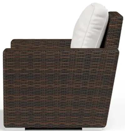 Montecito Club Chair in Canvas Flax w/ Self Welt