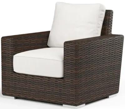 Montecito Club Chair in Canvas Flax w/ Self Welt