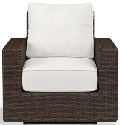 Montecito Club Chair in Canvas Flax w/ Self Welt