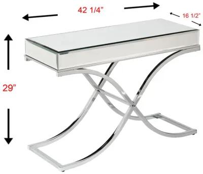 Laura Mirrored Console